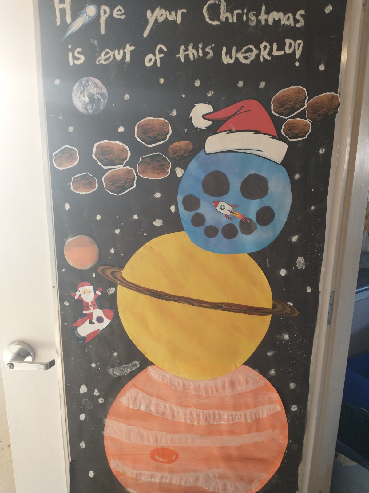 solar system classroom door ideas